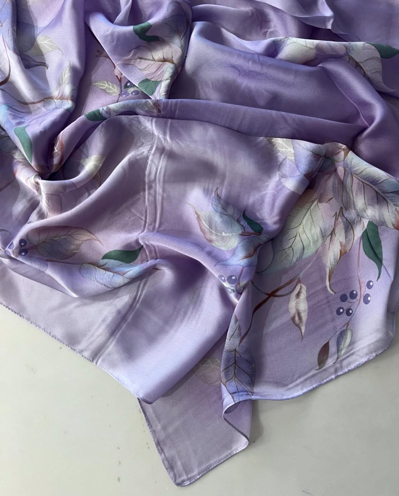 Lusty Lavender Silk Stole