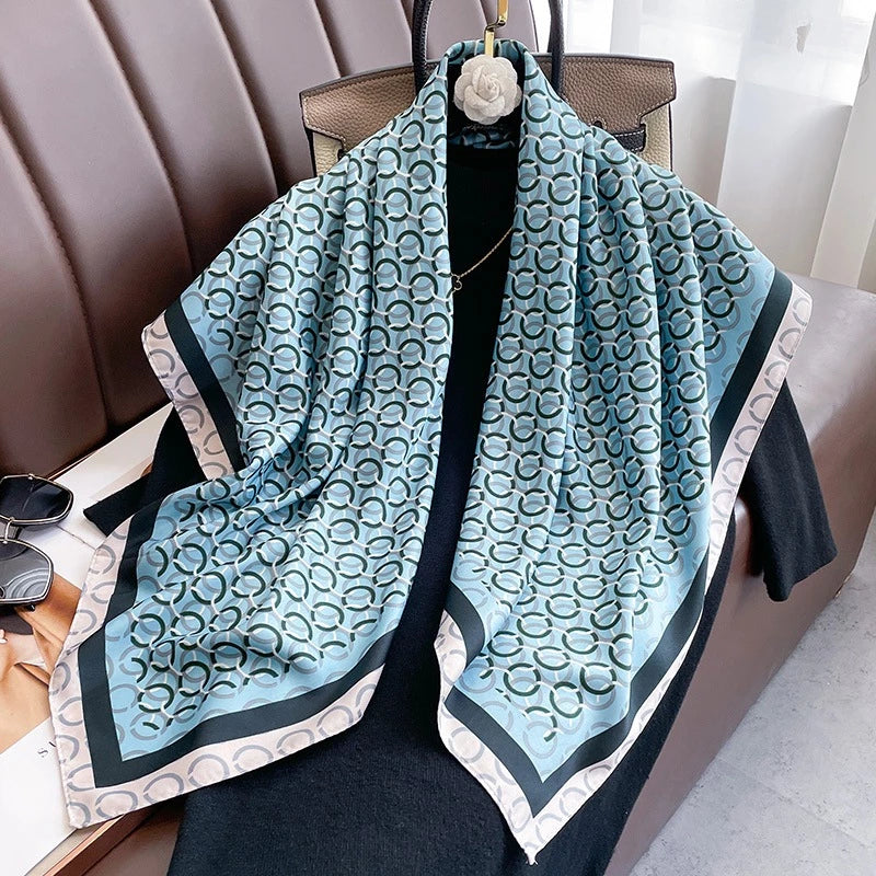 Rumi Silk Scarf (90x90cms)