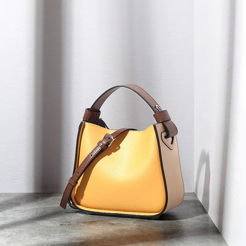 Jacob Genuine Leather bag(Yellow)