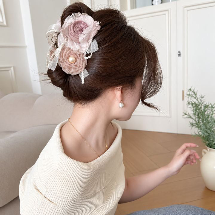 Rosette Garden Claw Clip