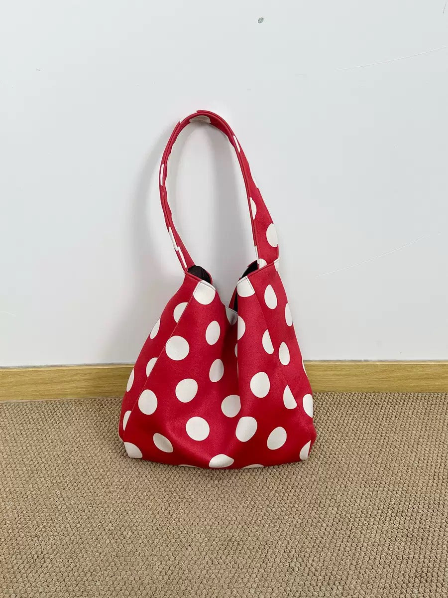 Poppy Polka Dot Shopper Bag