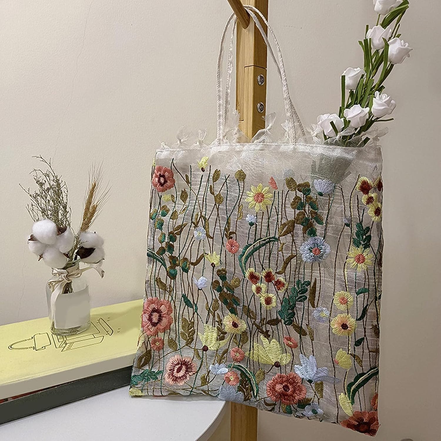 Aeloria Embroidered Shopper