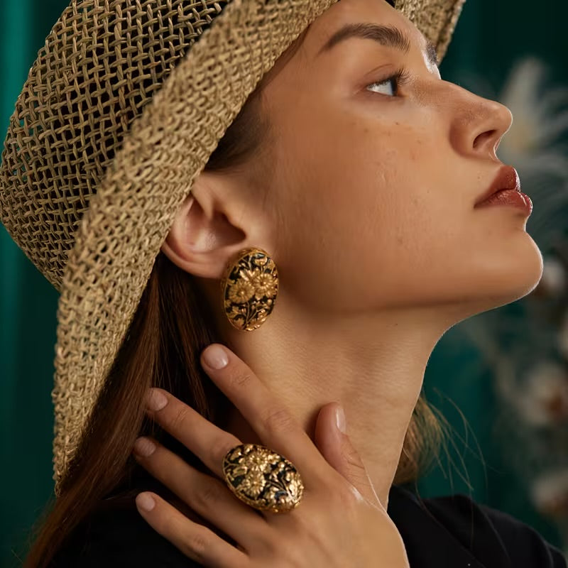 Sunflower Antique Ring