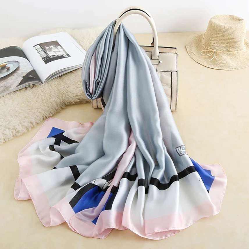 Grey Truffle Silk Stole