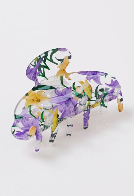 Petal Clear Claw Clip