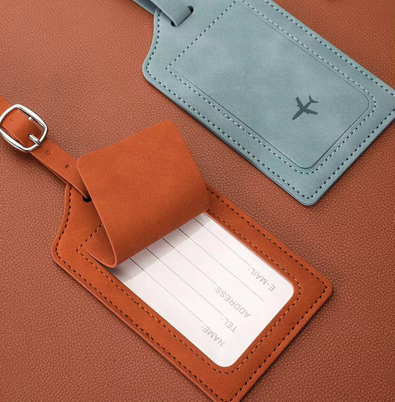 Voyager Leather Luggage Tag