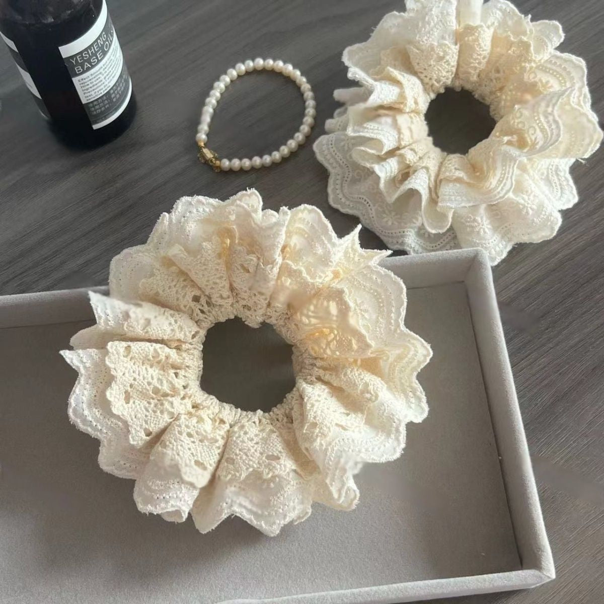Ella Ivory Scrunchie