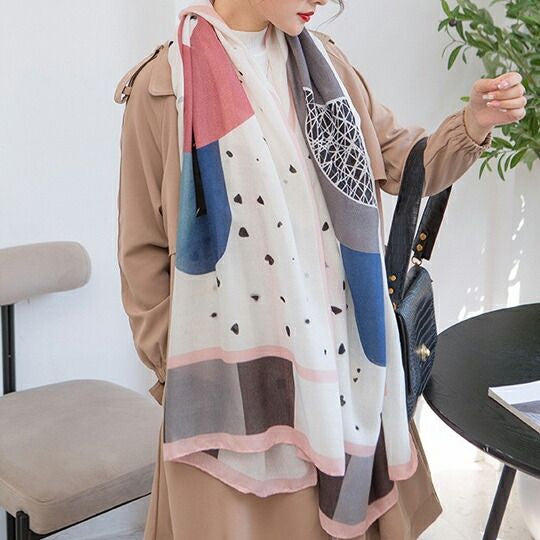 Blossom Cotton Scarf