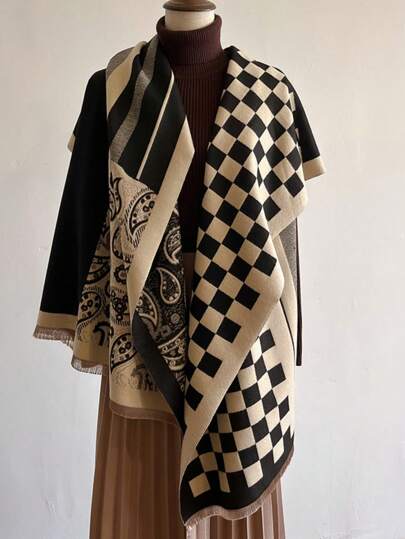 Urban Chess Shawl