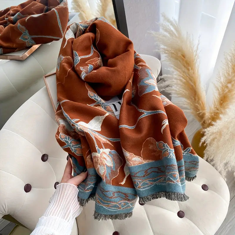 Tribal Ember Shawl