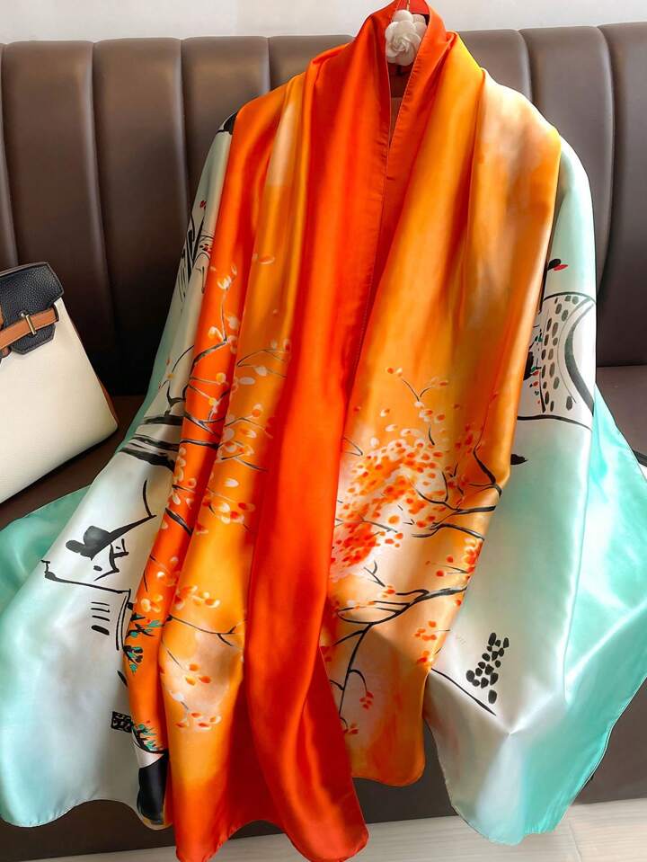 Vibrant Glow Silk Stole