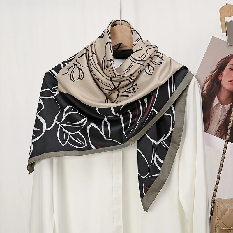 Lintin Silk Scarf (90x90cms)