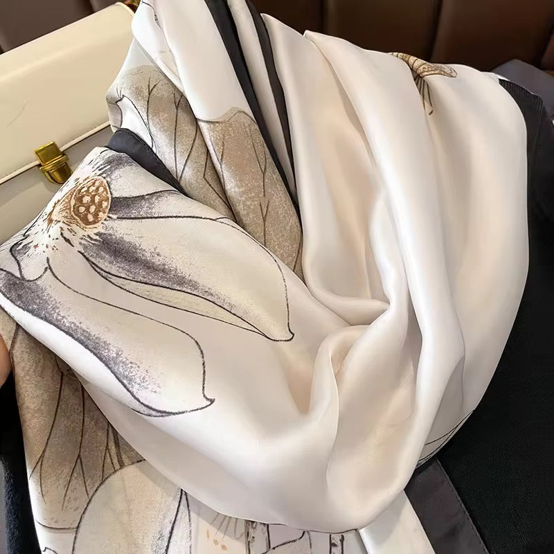 Geranium Silk Stole