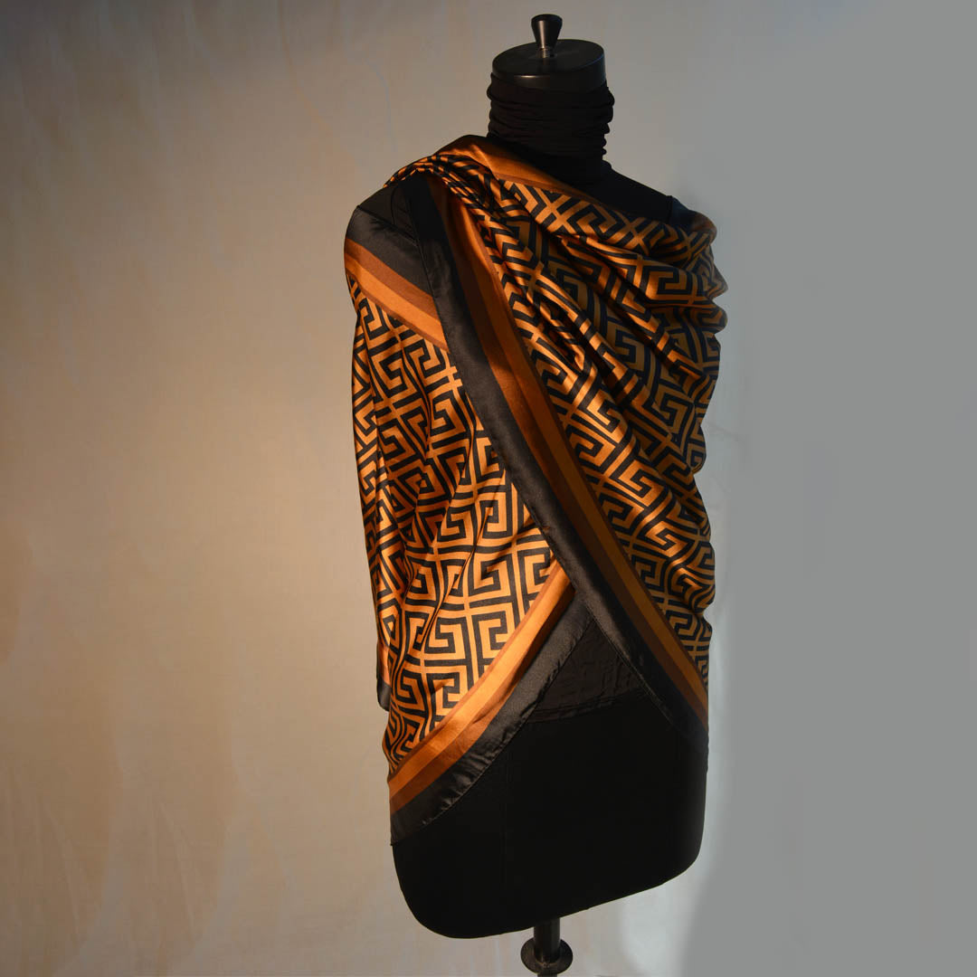 Caramel Silk Stole