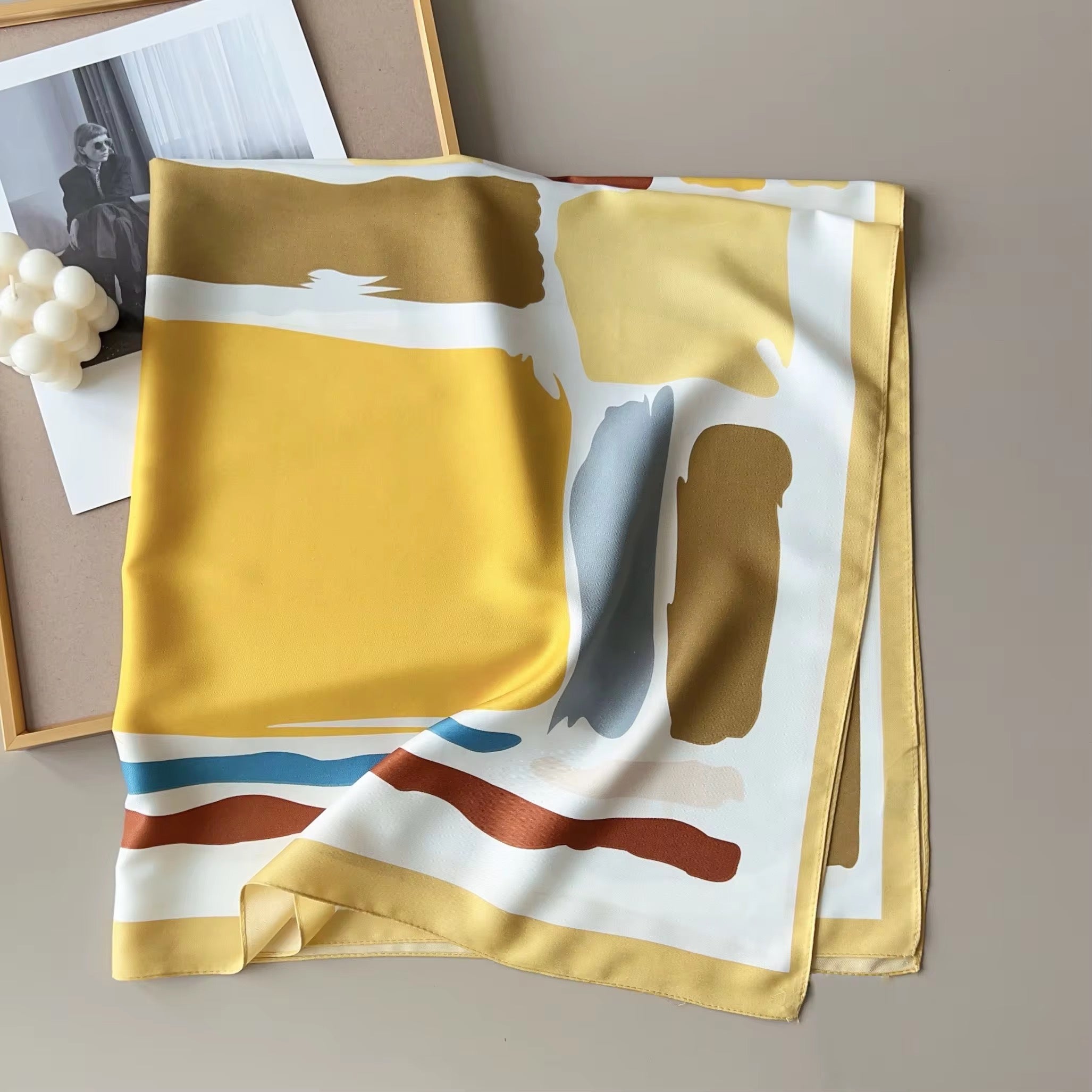 Taya Silk Scarf (90*90cms)
