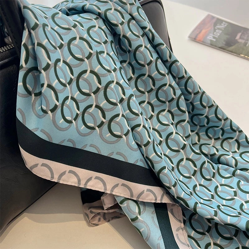 Rumi Silk Scarf (90x90cms)
