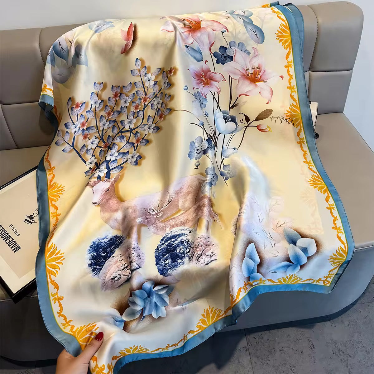 Sunlit Mist Silk Stole