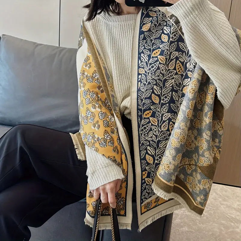 Royal Doodle Shawl