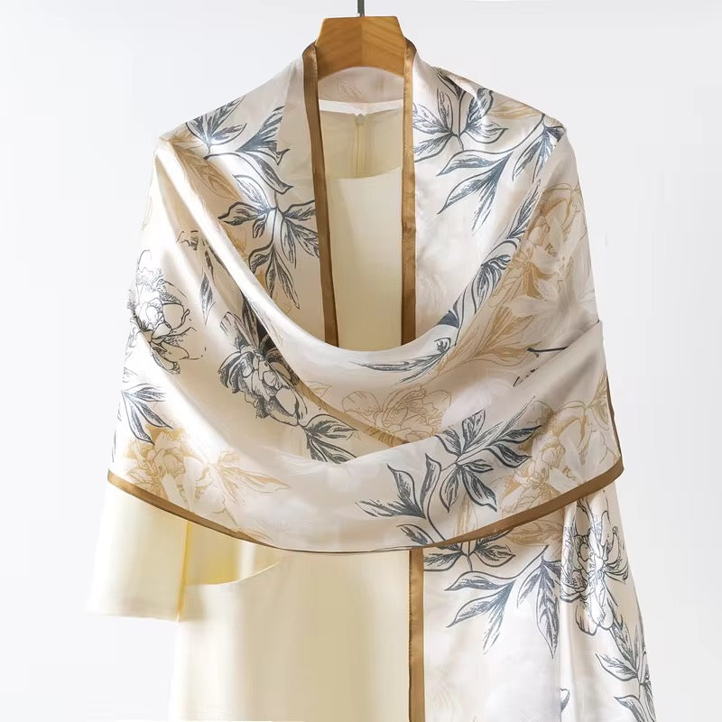 Alabaster Silk Stole