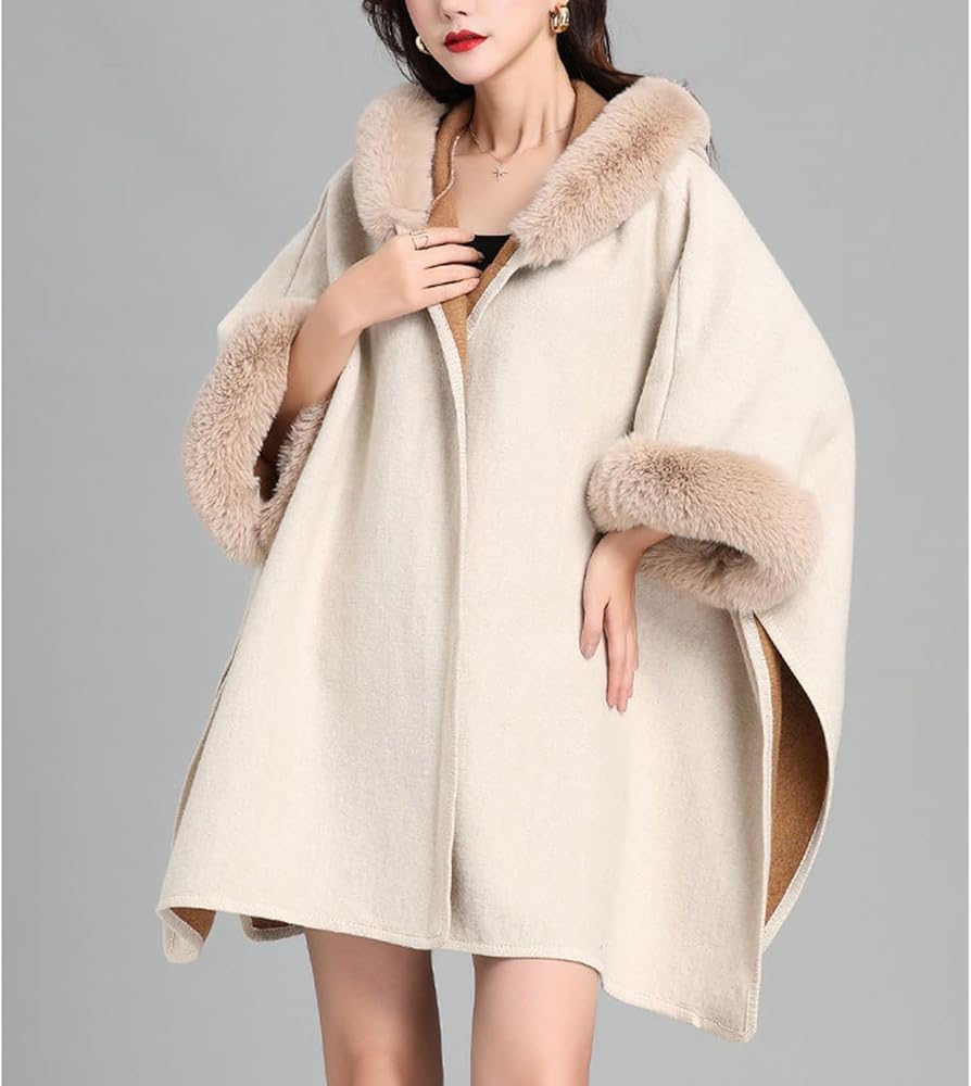 City Poncho (Beige)