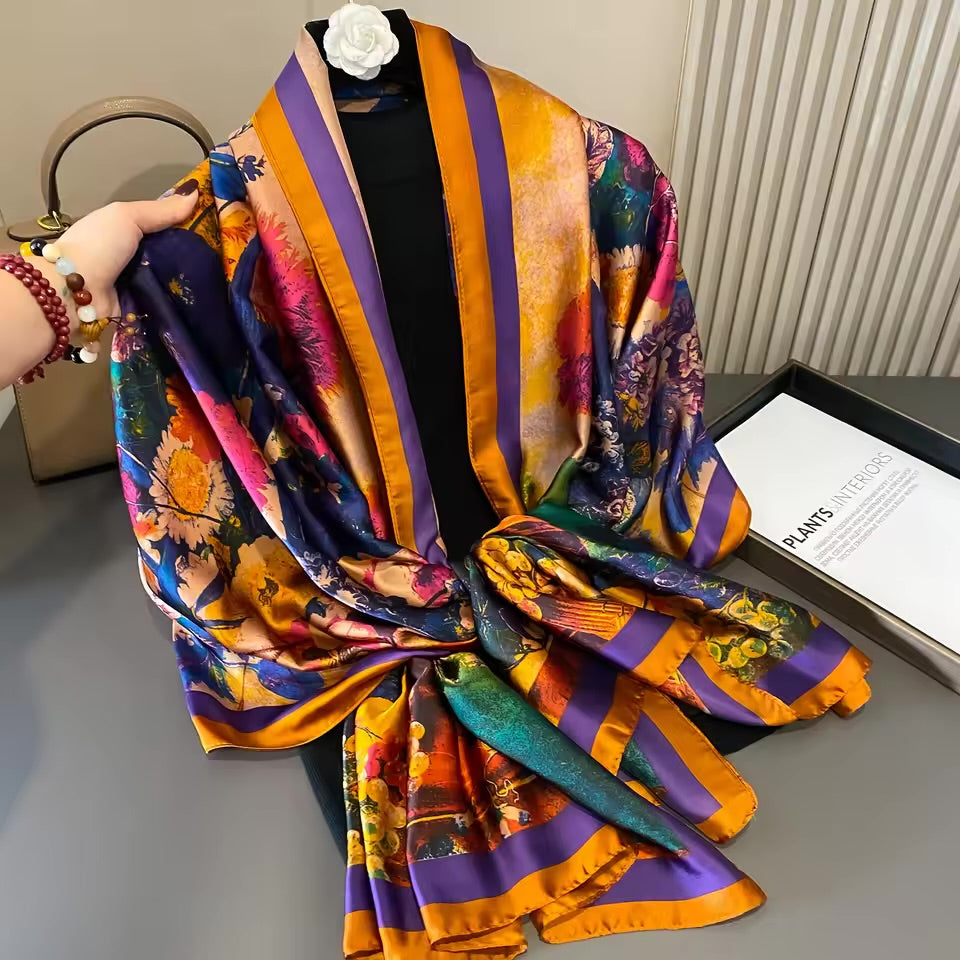 Mystic Forest Silk Stole