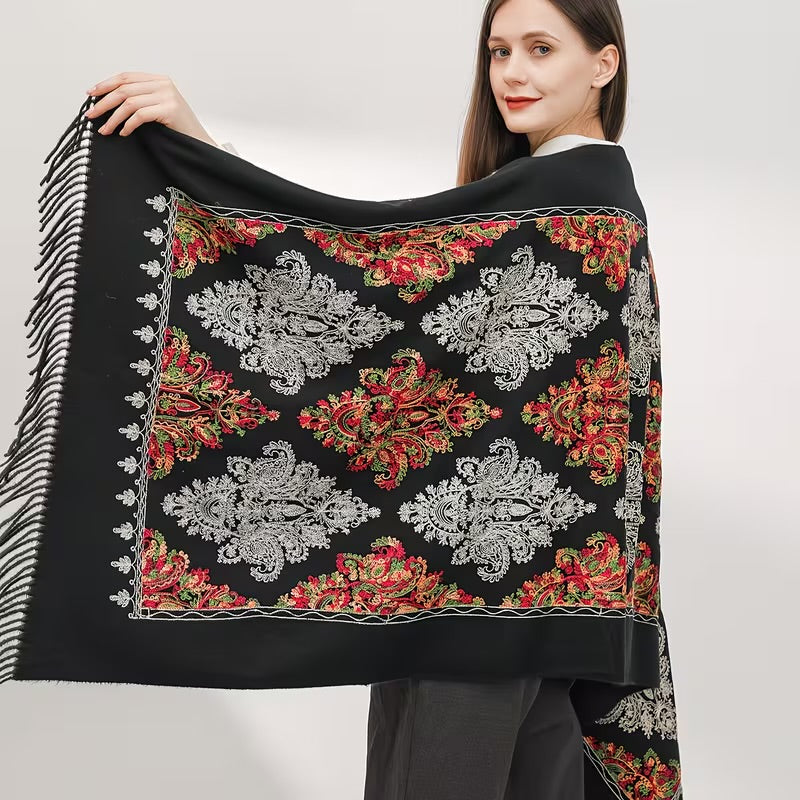 Regentia Raven Rich Pashmina Shawl