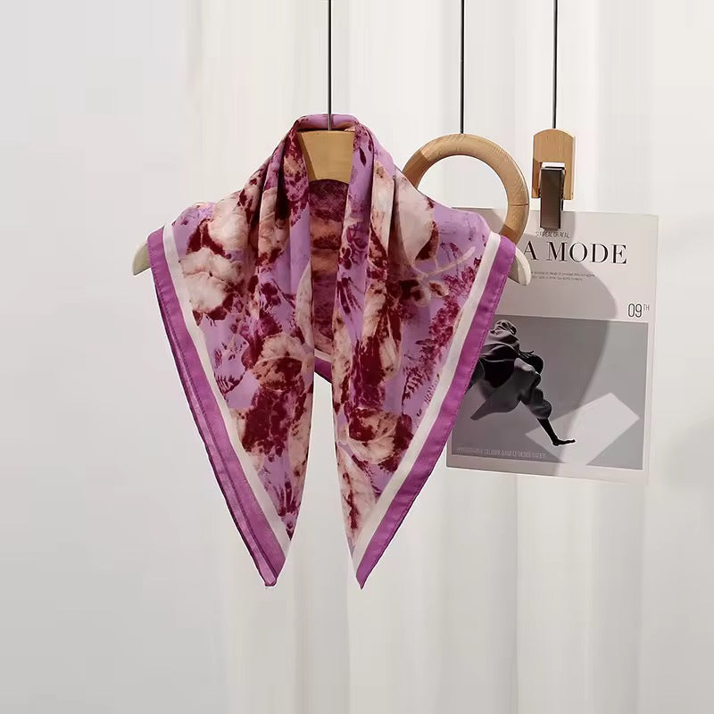 Violaire Silk Scarf (90x90cms)