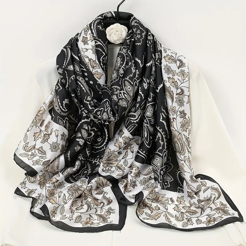 Blanc Silk Stole