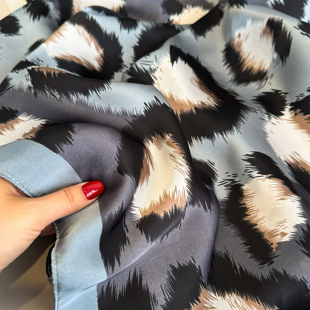 Ink Mirage Silk Stole