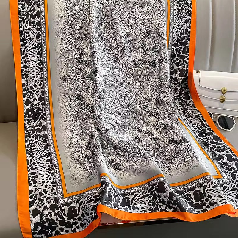 Jungle Garden Silk Scarf