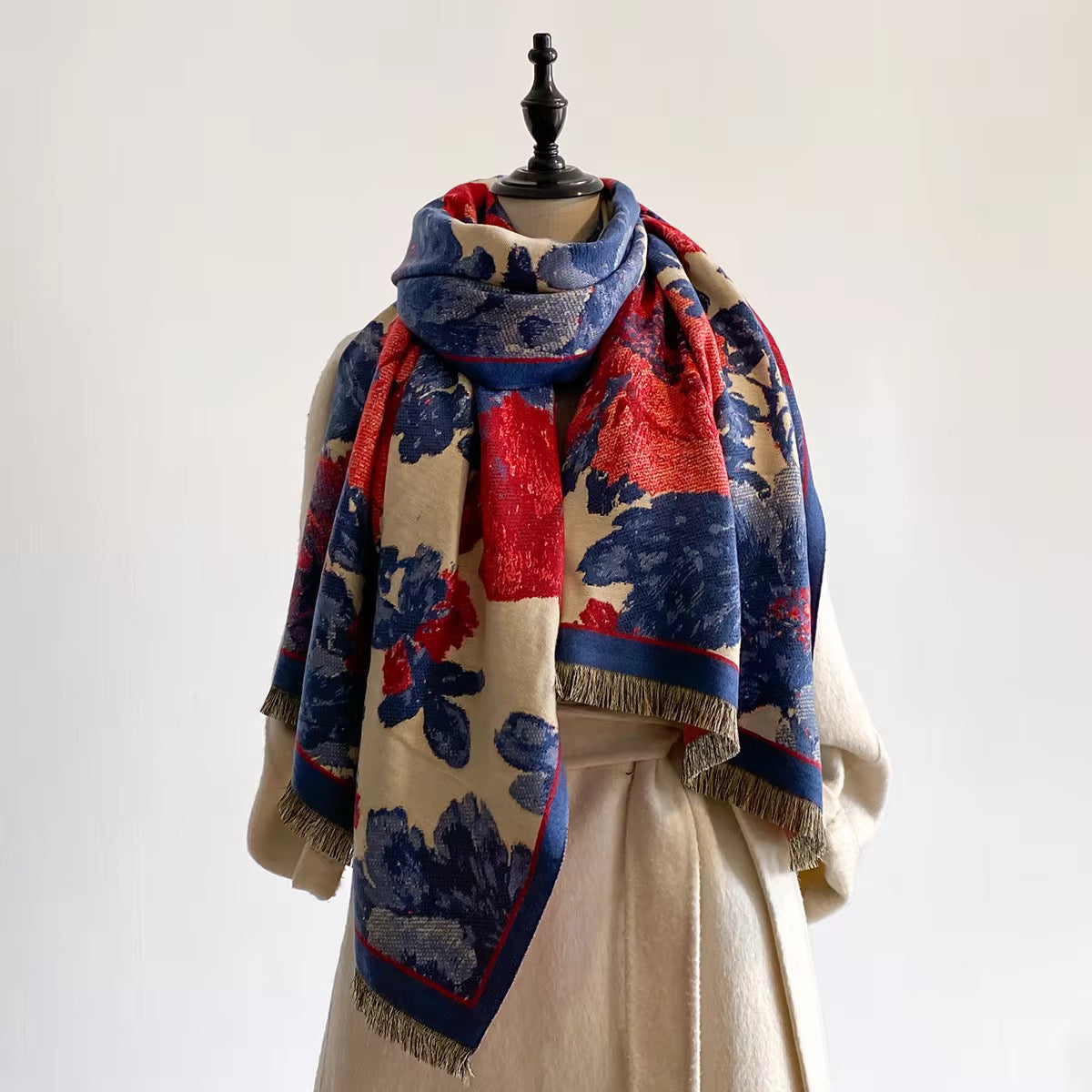 Ruby Garden Shawl