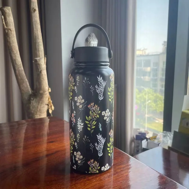 Nyra Stainless Steel Bottle with Thermos Lid (1000ml)