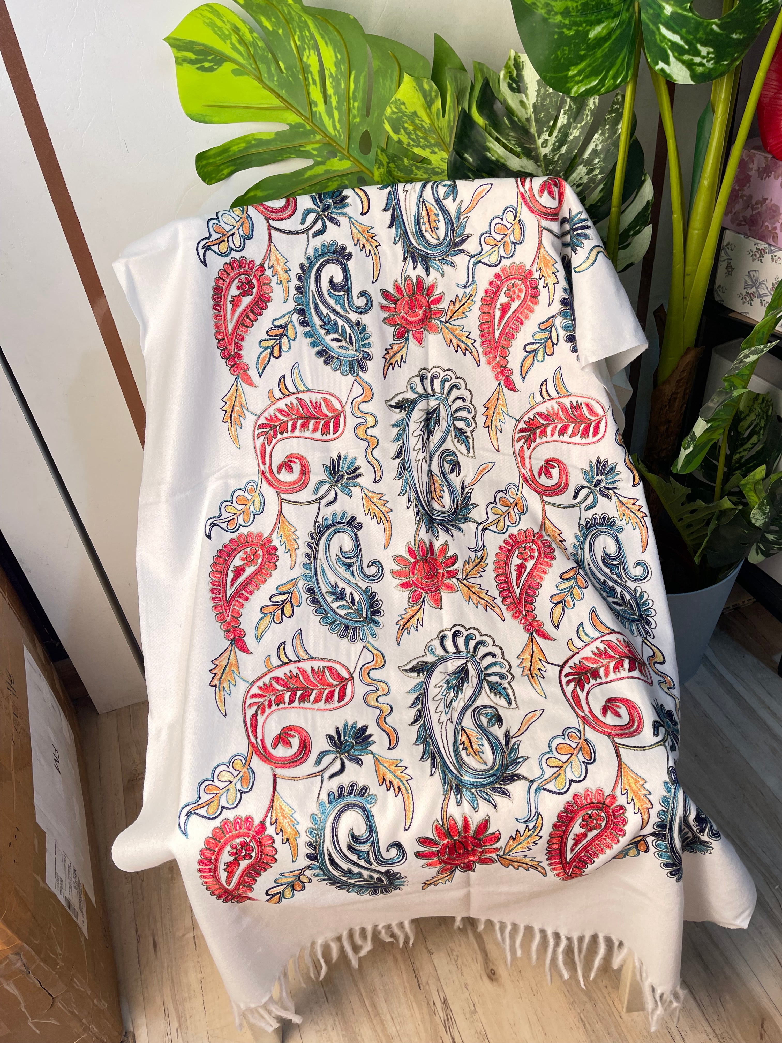 Augusta Snow Rich Pashmina Shawl