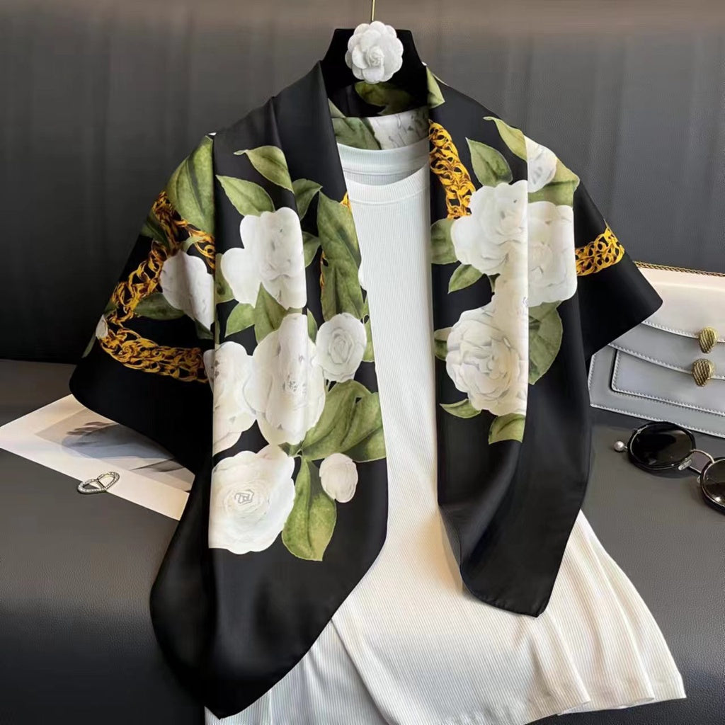 Vira Silk Scarf (90x90cms)