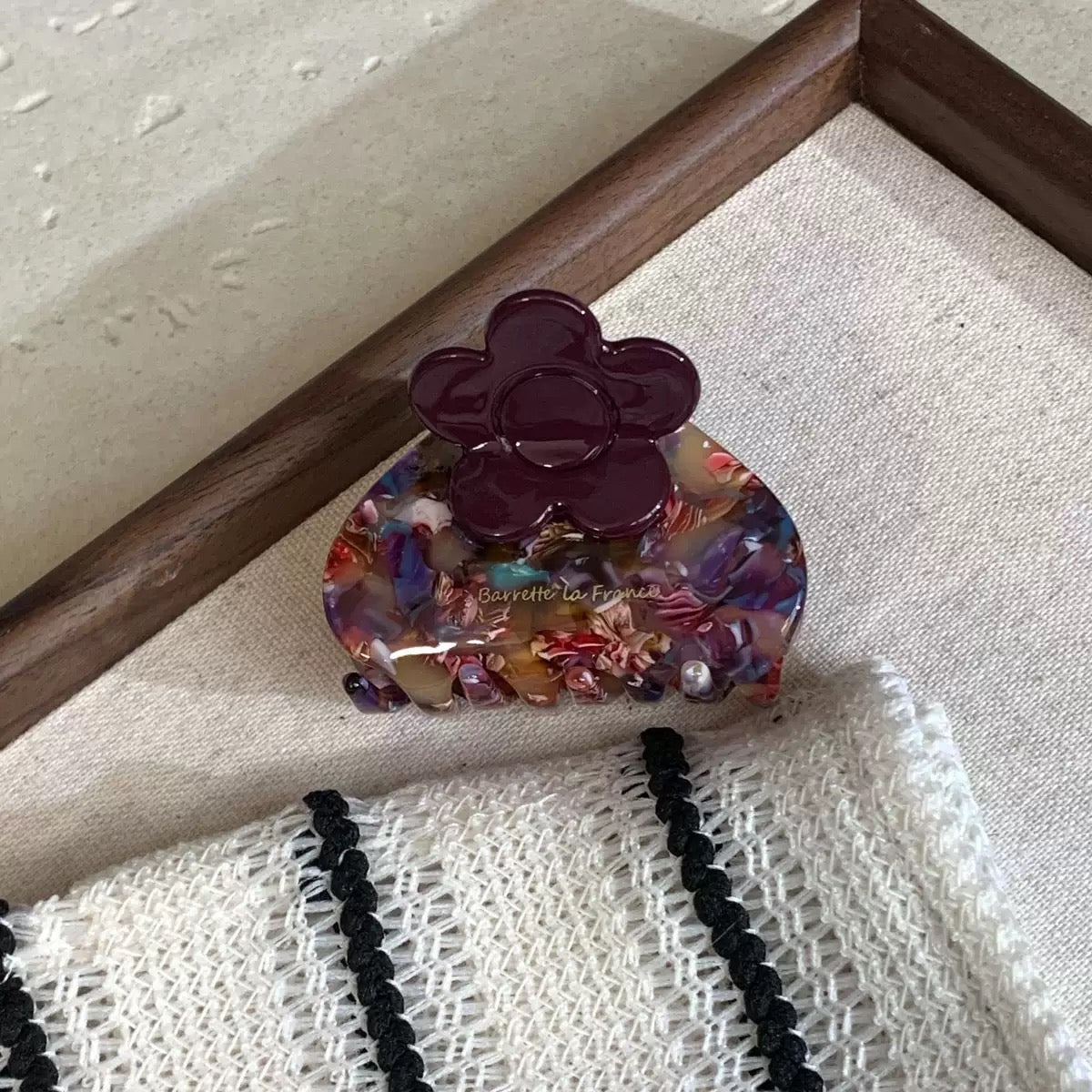 Flora Mosaic Claw Clip