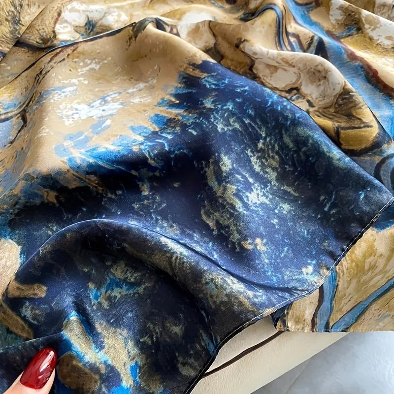 Golden Garnish Silk Stole