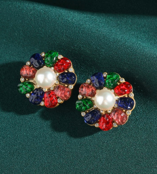 Festelle Flower Stud Earrings