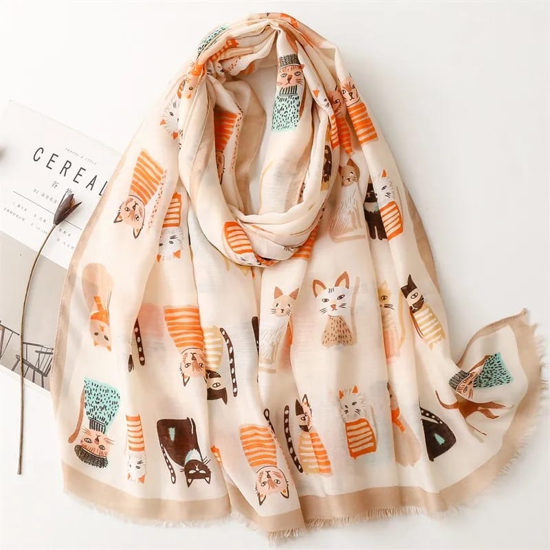 CatChroma Cotton Stole