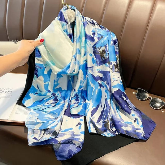 Artistic Waves Silk Stole