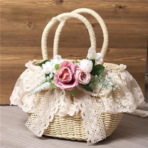 Rosebud Basket Bag