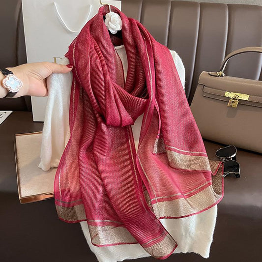 Elite Cherry Silk Stole