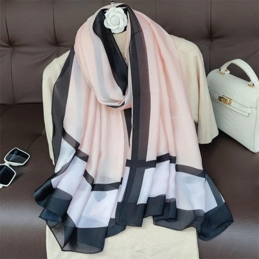 Pink Truffle Silk Stole