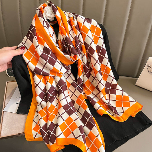 Orange Box Silk Stole