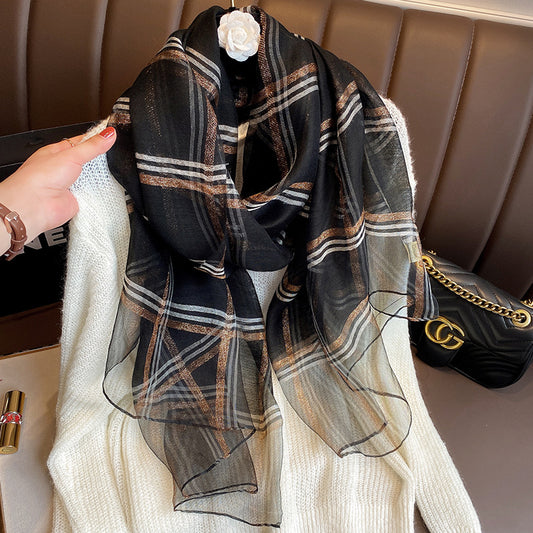 Chequered Raven Premium Stole