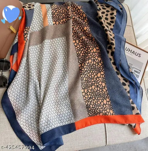 Spotty Cotton Scarf