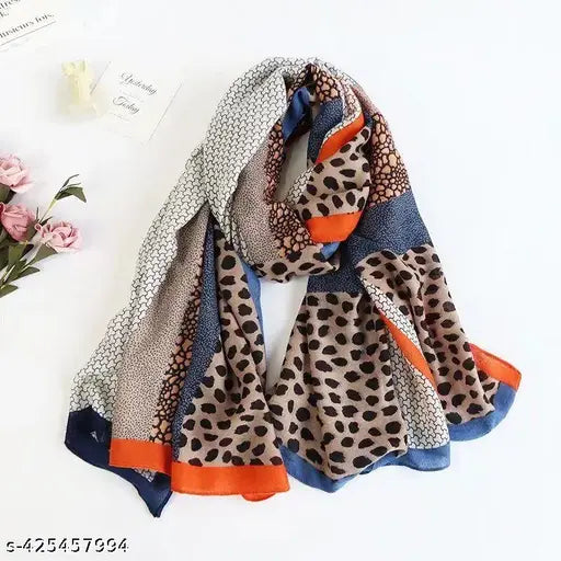 Spotty Cotton Scarf