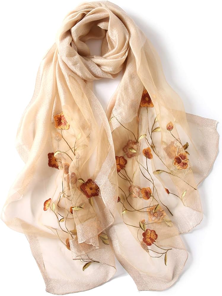 Noble Legacy Embroidered Silk Stole