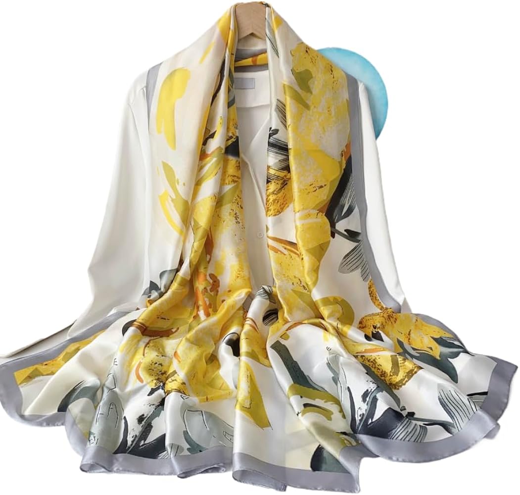 Lemon Glow Silk Stole