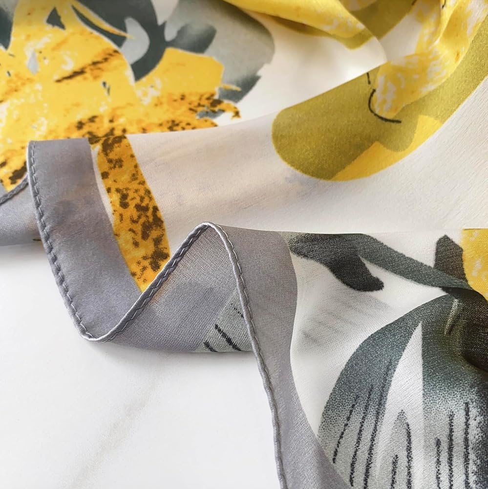 Lemon Glow Silk Stole