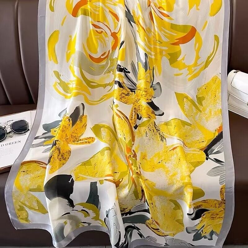 Lemon Glow Silk Stole